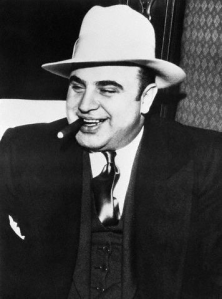 Now this is the 1920s Prohibition gangster we all remember unless we're under 5 or hiding under a rock somewhere. Still, he had great fashion sense.