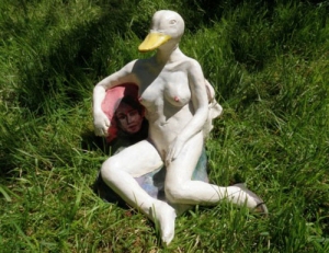 Now having a statue of a naked woman is one thing, but with her sporting a duck's head. Well, that's just an all too tacky lawn ornament to ignore. Seriously, this is just a terrible statue.