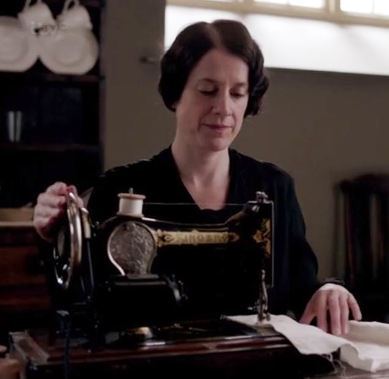 Seamstress: At Downton Abbey, this is an informal position given to the lady's maid who's brought her own sewing machine and could really operate one at that. Still, she also acts as the under butler's below the stairs spy through blackmail.