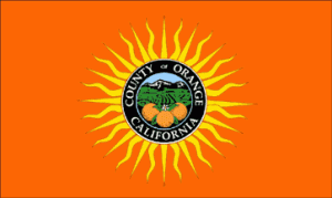 Seems like a more appropriate logo for a company that grows oranges. And I sure as hell wouldn't think California as an appropriate place to grow them this time of year. Especially since the state's in  drought. Nevertheless, Orange County is a rich person's area that sometimes tends to hoard water for themselves and their golf courses. What a waste.