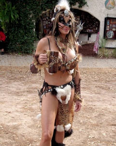 Contrary to what you see at the Renaissance Festival, Barbarian women during the Dark Ages weren't nubile savages. In fact., they dressed in warmer clothes.