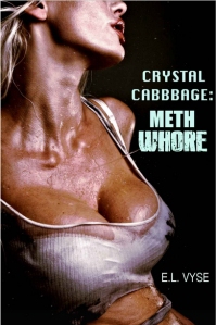 I'm sure this author is really aiming for fans of Breaking Bad. Still, I can understand the image. Because featuring a real meth whore on the cover wouldn't be a sure sell. Then again, she could've used Gollum who's a pretty close approximation.