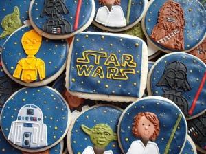 Now these consist of Luke Skywalker, Chewbacca, Darth Vader, C-3PO, and R2-D2. Still, quite creative, are they not?