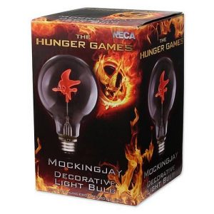 Really? A Hunger Games light bulb? You're shitting me. Seriously, I'm just wondering how anyone could think of this. Said to cost $15 on Amazon by the way.