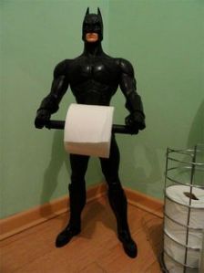 That way, the Dark Knight of Gotham City becomes the Dark Knight of your loo. Even if such an object makes it hard for me to take seriously.