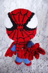 Not sure if this guy could spin a web. But he sure looks somewhat adorable. Not sure about the eyes.