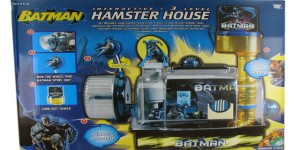 From What Culture: "Yes, you did actually read that right: The Batman Interactive Hamster House. Your pet rodent can finally live out its fantasy of having a Batman themed home – all you need now is a pet mouse take on the role of Alfred." Seriously, I don't think any hamster would be interested in this. But it's so funny.