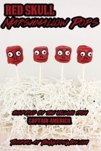 Yes, they look like red marshmallows with faces on them. Kind of makes Red Skull seem like a lovable figure, which he's not.