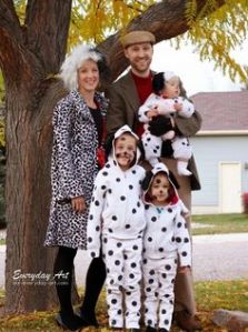 Well, this is a 101 Dalmatians family. Still, I feel for the little puppies in this picture.