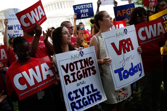 Rally Marks 1-Year Anniversary Of Supreme Court Decision On Voting Rights Act