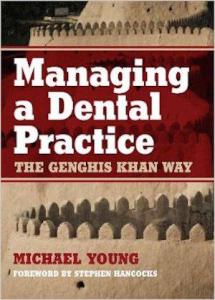 From Mental-Floss: "Genghis Khan was a busy guy, and he was never able to find time to open a dental practice in between building an empire. This book still suggests that dentists should be taking a page from his book."