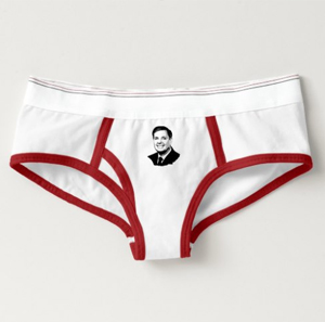 Hope this kind of underwear doesn't give away Graham's sexual preference. Still, I can't believe these exist.