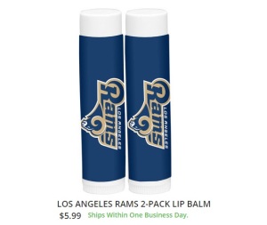 After all, there's nothing like supporting your team than buying a tube of overpriced chapstick you'll probably lose before you're done with it. Yeah, ridiculous.
