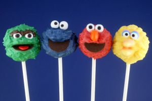 Includes Oscar, Cookie Monster, Elmo, and Big Bird. And each looks good enough to eat.