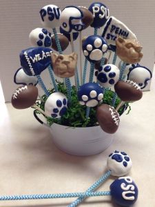 These include the Penn State flag, a football, pawprints, and the Nittany Lion head. All in all, great for the Happy Valley.