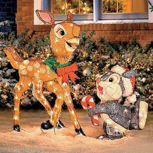 Uh, I'm not sure if Thumper and Bambi would even celebrate Christmas for they certainly didn't have stuff like that in the movie. Also, the holiday season isn't a great time for deer especially since it's early December.